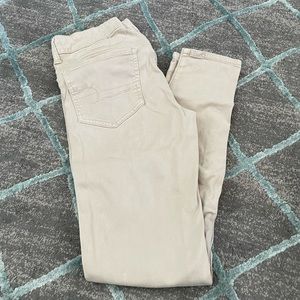American Eagle Khaki Skinny Jegging Pants for Women